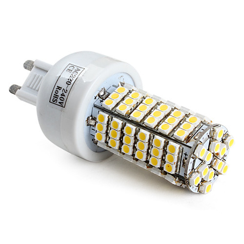 g9 120x3528 SMD 6.5W 400LM 2800-3300K теплый белый привело лампочки кукурузы (220-240V)