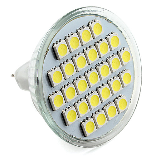 mr16 27-5050 SMD 4W 300lm 6000-6500K естественный белый свет привели пятно лампы (12)