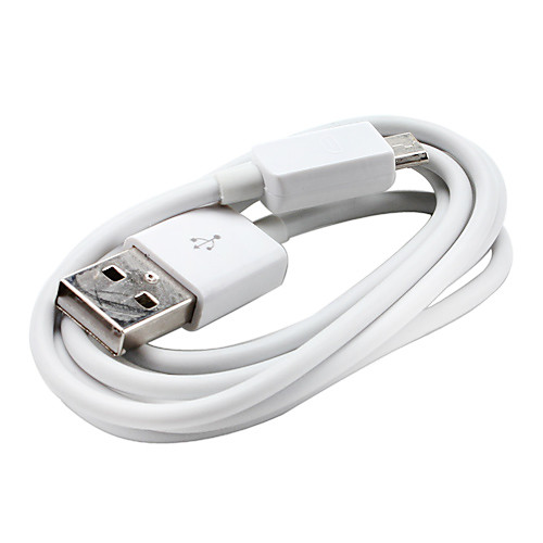 USB-синхронизации и зарядки кабель для Samsung Galaxy i9300 S3 и других (белая, 100 см длиной)