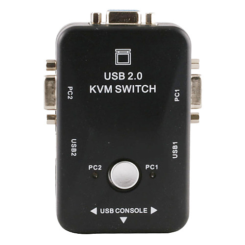 USB2.0 2-портовый KVM-переключатель ручной окне