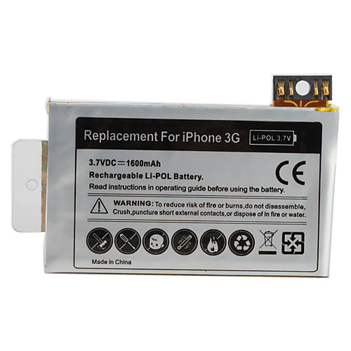 1600mAh 3.7V замена литиевой батареи с инструментами для iphone 3g