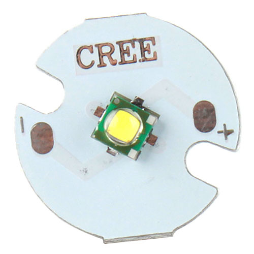 DIY Cree 5W 356lm 2800-3200K теплый белый свет светодиодный излучатель с алюминиевым основанием (3.2-3.6В)