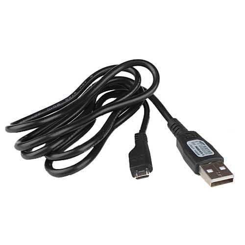 Micro USB данных и зарядный кабель для Samsung Galaxy и других телефонов (черный, 110см)