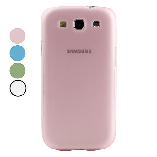 Тонкий пластиковый чехол для Samsung Galaxy S3 I9300 (разные цвета)