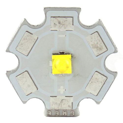 DIY 5W 493lm 6000-7000K Белый свет светодиодный излучатель с шестигранной алюминиевое основание (3.2-3.6В)