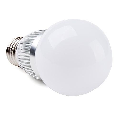E27 3W 270-300lm 6000-6500K натуральный белый шар лампы светодиодные (85-265В)