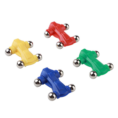 мини магнитное игрушечную машинку с металлическими колесами (4-х частей упаковке)