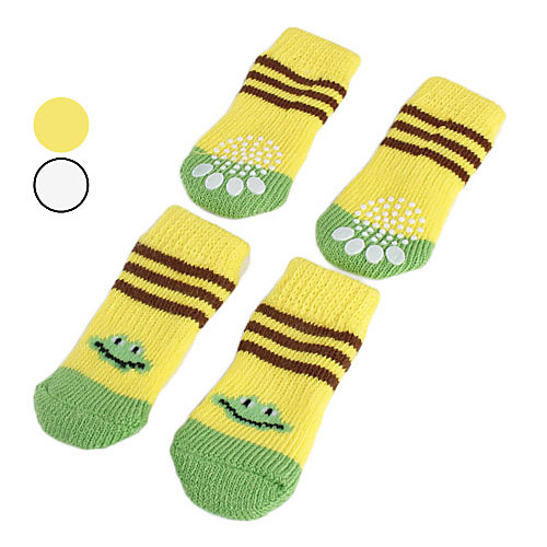 маленькая лягушка принц противоскользящие носки для собак (SL, разные цвета)