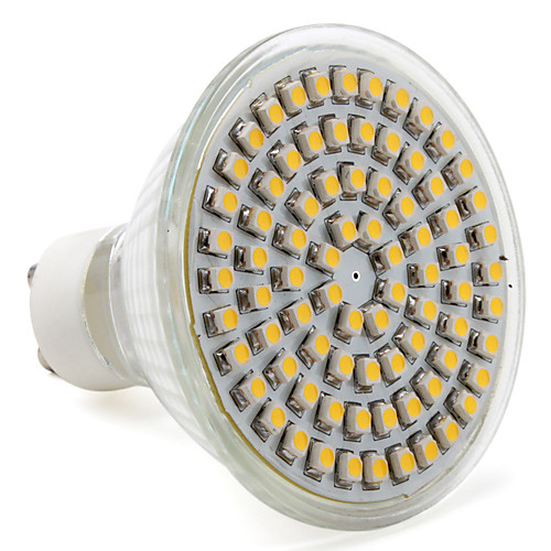 gu10 80x3528 SMD 3,5-4W 220-250LM 2800-3300K теплый белый свет привели пятно лампы (220-240V)