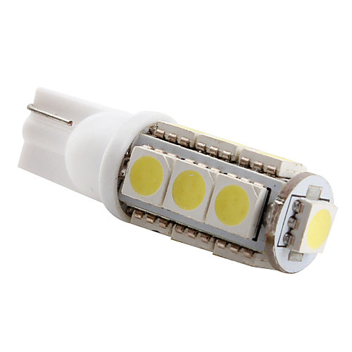 T10 0.12W 13x5050 SMD 6500-7000K Белый свет Светодиодные лампы для автомобилей лампы (DC 12V)