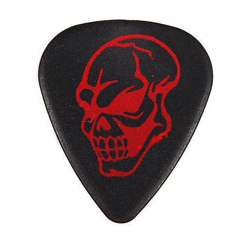 NNPICK - (CSA-5) композитного пластика стандартной формы Guitar / Bass Picks/6-pack (Red Skull-дизайн)