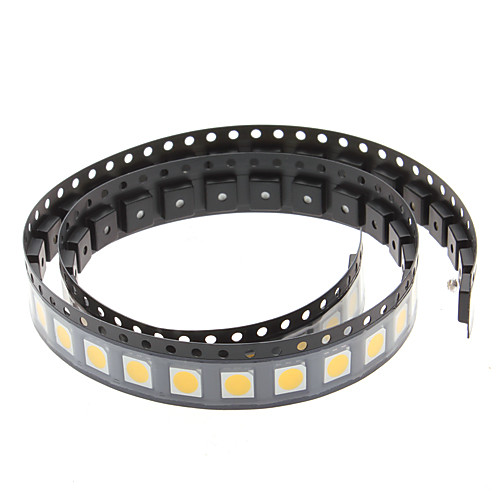 SMD 5050 0.2W 10-12LM 2800-3550K теплый белый свет LED Излучатели (3-3.4V, 50-Pack)