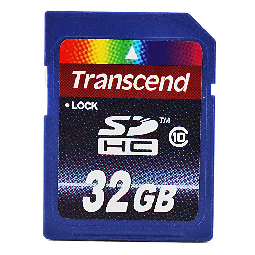 Карта класса 32gb Transcend 10 SD SDHC флэш-памяти