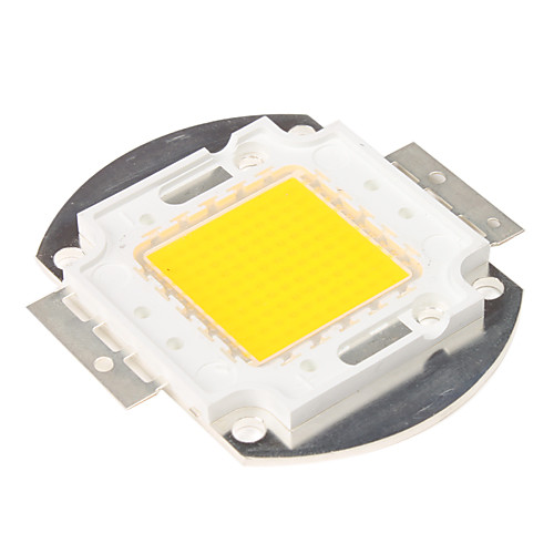 DIY 100W 8000-9000LM 2850-3050K теплый белый свет Комплексная светодиодные модули (33-35V)