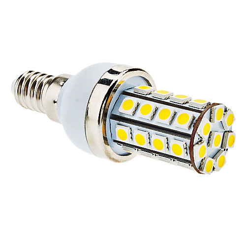 LED лампа типа Корн (85-265V), теплый белый свет, E14 7W 36x5050 SMD 560-590LM 3000-3500K