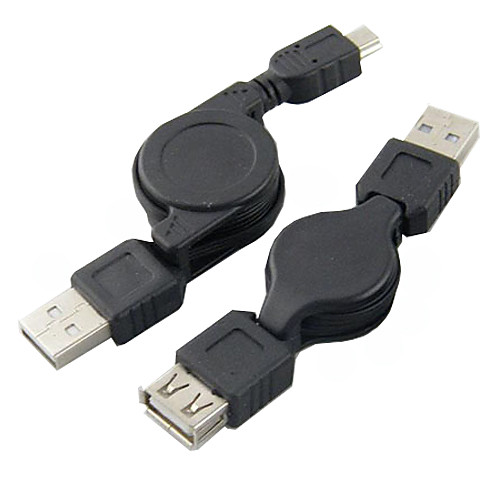 USB мужчин и женщин кабельного Fexible Extension (75см)