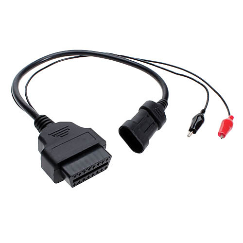 Автомобиль 3 Pin на 16 Pin OBD 2 Диагностический кабель для Fiat