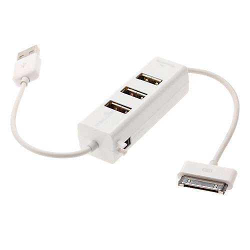 High Speed USB 2.0 хаб с 30-контактный адаптер для iPhone 4, 4S и другие