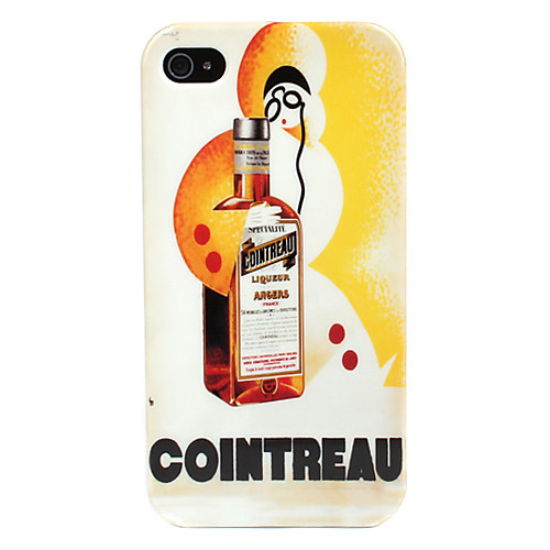 Cointreau Pattern Жесткий чехол для iPhone 4/4S