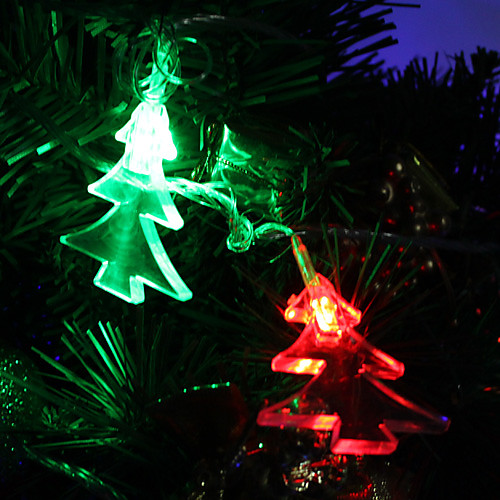 7M 30-светодиодная елка-Shaped Красочный светодиодные Газа Fairy лампы для фестиваля украшения (220)