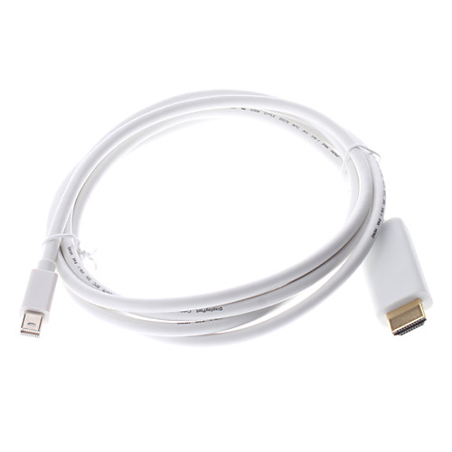 Переходник Display Port Male в HDMI Male для Apple MacBook (длина кабеля 180 см)