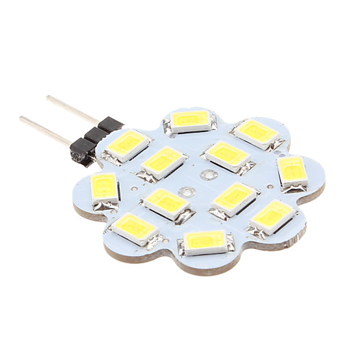 LED лампочка G4 6Вт 12x5630 SMD 500-560лм 6000-6500K с натуральным белым светом (12В)