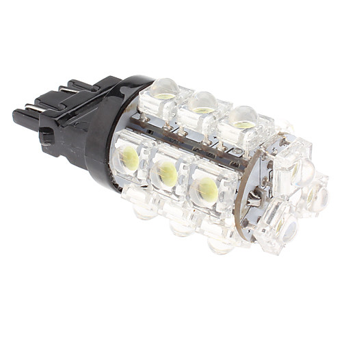 3157 2.5W 18-светодиодный 90LM природный белый свет лампы для автомобилей тормозные лампы (12)