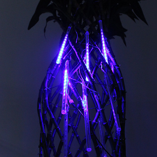 30см фестиваль украшения Blue LED Meteor Rain Светильники для Christmas Party (8-Pack, 110-220V)