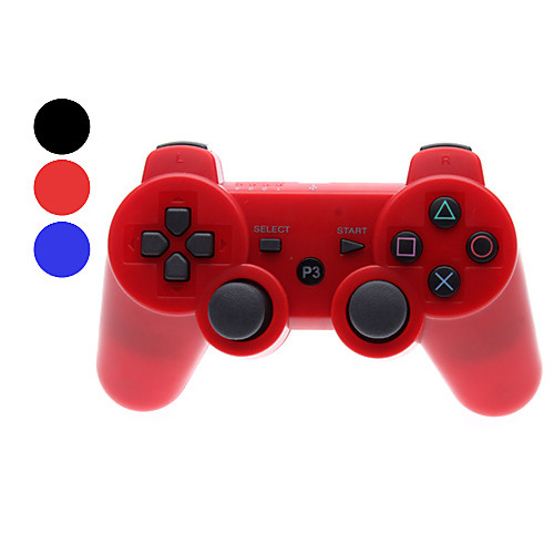 Перезаряжаемый беспроводной джойстик, с Bluetooth, для PS3 (разные цвета)