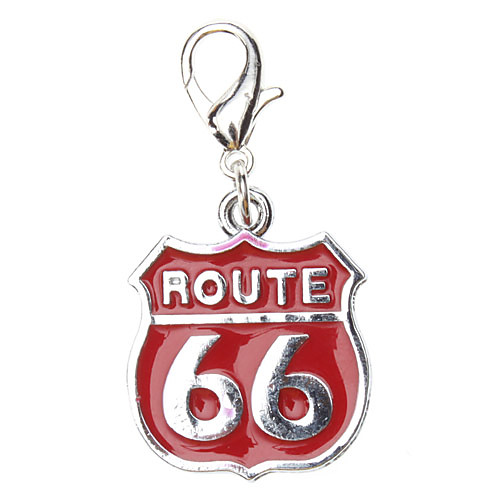 Route 66 Стиль Воротник Charm для собаки кошки