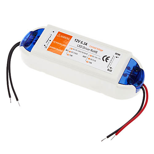 LED конвертер напряжения из AC 110-240V в DC 12V 72W