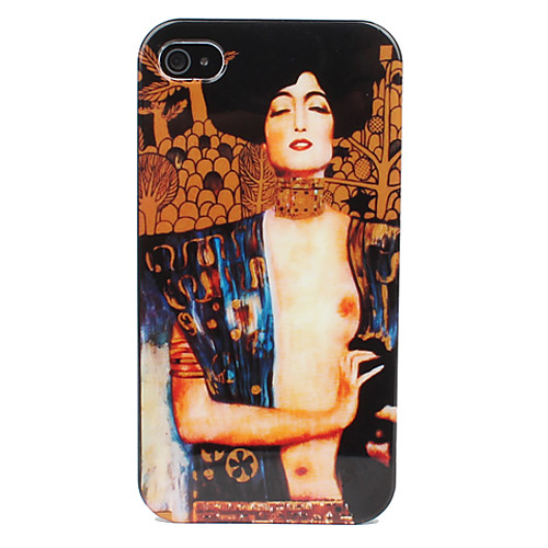 Sexy Girl Pattern Жесткий чехол для iPhone 4/4S