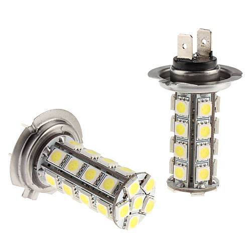 H7 5W 30x5050 SMD светодиодные лампы белого света автомобиля для Fog фара (12V, 2-Pack)