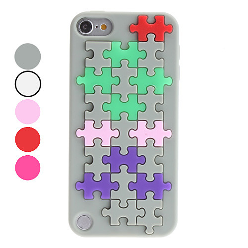 Стиль 3D Puzzle Pattern Мягкий чехол для ITouch 5 (разных цветов)