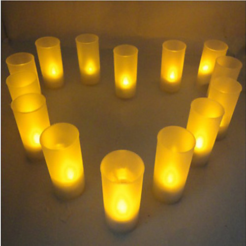 Blow Sensitive Candle Design LED Night Light Home Party Wedding Decoration
