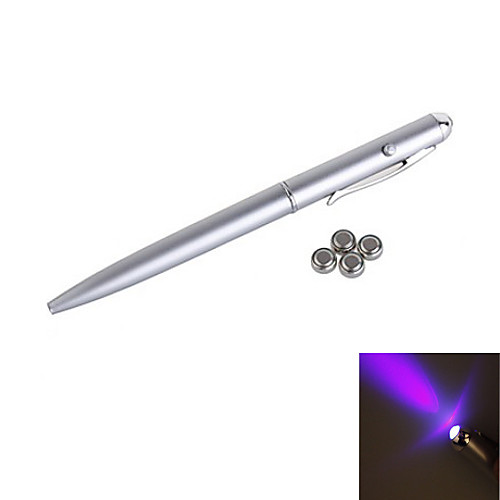Ручка с невидимыми чернилами и LED фонариком для их чтения (4AG3)