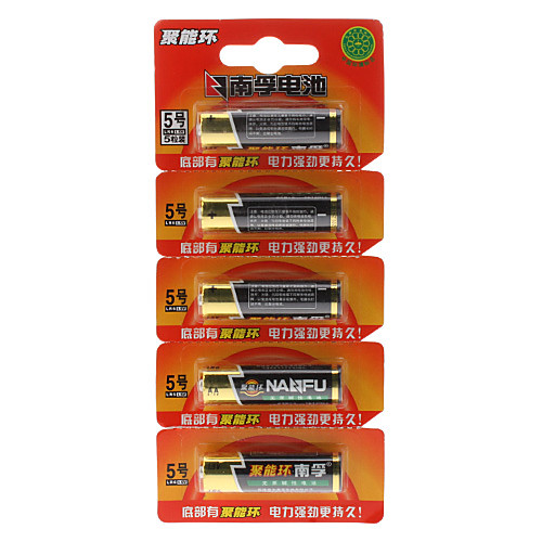 Щелочная LR06 1.5V AA батареи (5-Pack)