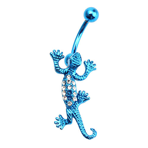 Walllizard форме кольцом из нержавеющей Navel