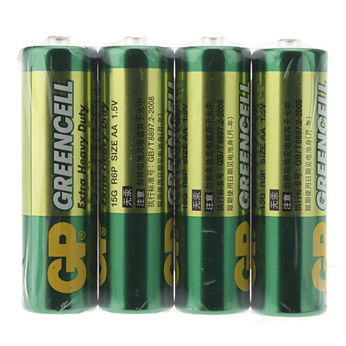 GP Greencell 1.5V AA батареи (4-Pack)