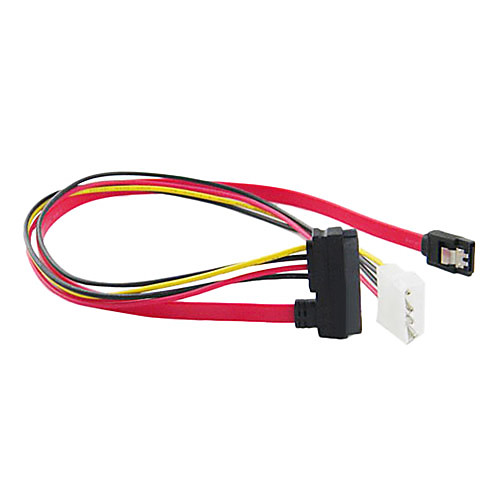 SATA 7 15 контактный для SATA 7pin и 4-контактный кабель (15 см)