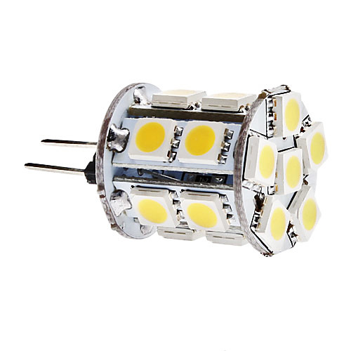 G4 3.5W 18x5050 SMD 280-300LM 3000-3500K теплый белый свет Светодиодная лампа кукурузы (12)