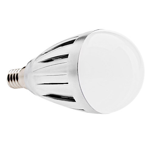 E14 3.5W 21x5050 SMD 300-320LM 6000-6500K натурального белого света белого покрова привело шарика (AC 110-130/ac 220-240)