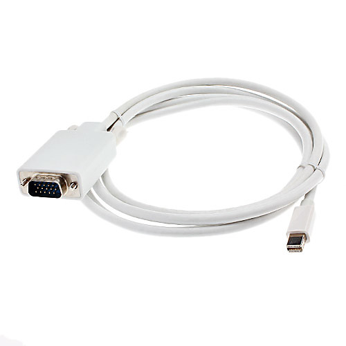 Мини Display Port мужчина к VGA мужской кабель для Macbook и другие (180см)