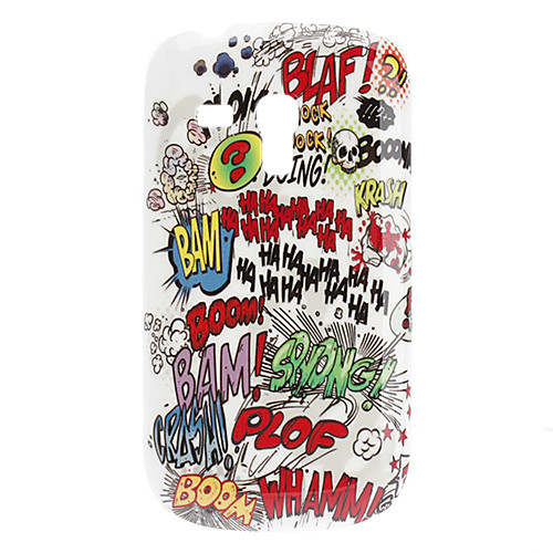 Scrawl Pattern Жесткий чехол для Samsung Galaxy S3 Мини I8190