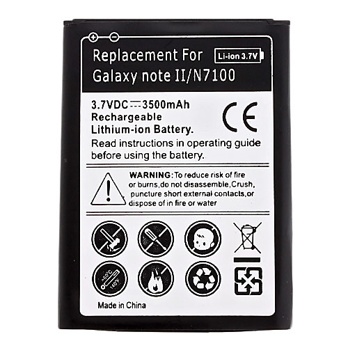 Новый Замена литий-ионный аккумулятор для Samsung Galaxy Note II/N7100 (3.7V, 3500mAh)