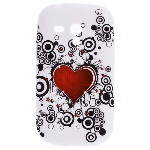 Элегантный Heart-Shaped Pattern ТПУ Мягкий чехол для Samsung Galaxy S3 Мини I8910