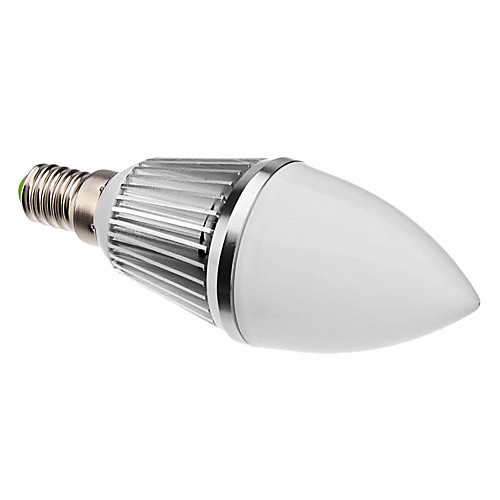 LED лампа (220V) в форме свечи, теплый белый свет, 14 3.5W 6x5630SMD 300-320LM 3000-3500K