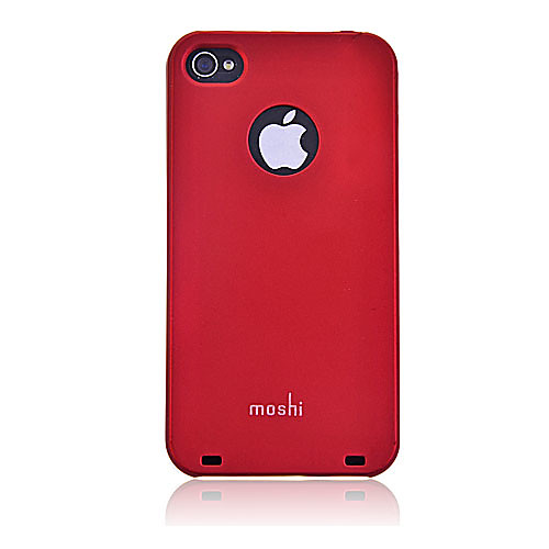 Solid Color Жесткий чехол для iPhone4 (красный)