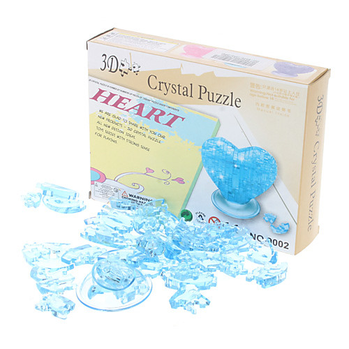 День Сердца 3D Crystal Puzzle Святого Валентина подарок (46pcs, модель: 9001, случайный цвет)