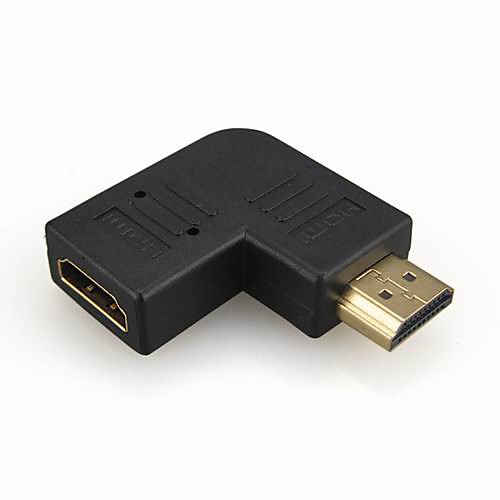 Позолоченные 90 градусов м / ж v1.3 HDMI адаптер